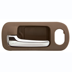 MANIJA INTERIOR HD CIVIC 4P SEDAN 01-05 CON HOYO PARA SEGURO CAFE/CROMADO PLASTICO TWN HUSHAN 72161-S5A-A21ZB Izquierdo Delantera
