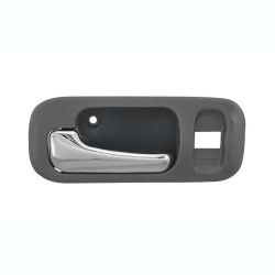 MANIJA INTERIOR HD CR-V 97-01/ODYSSEY 95-98 CON HOYO PARA SEGURO GRIS/CROMO PLASTICO TWN HUSHAN 72164-SX0-003ZB Izquierdo Delantera