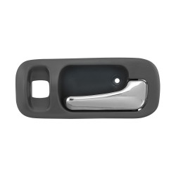 MANIJA INTERIOR HD CR-V 97-01/ODYSSEY 95-98 CON HOYO PARA SEGURO NEGRO PLASTICO TWN HUSHAN 72624-S10-000-MG Derecho Trasera
