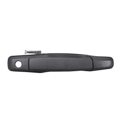 MANIJA EXTERIOR CV CHEYENNE/SILVERADO 07-13/SUBURBAN/TAHOE 07-14/AVALANCHE GM SIERRA 07-13/YUKON 07-14 CV PICK UP 07-13 CON HOYO PARA LLAVE CORRUGADA NEGRA PLASTICO TWN HUSHAN 15915108 Derecho Delantera