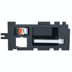 MANIJA INTERIOR CV BLAZER (S10) GM SONOMA/JIMMY OD BRAVADA CV S10 82-94 NEGRA/CROMO ZINC CON PLASTICO TWN HUSHAN 15623236-C Derecho Trasera