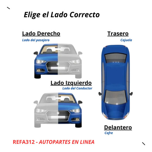 03-08 Toyota Matrix Manija Interior Lado Izquierdo Negro