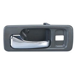 MANIJA INTERIOR HD ACCORD 4P SEDAN 90-93 CON HOYO PARA SEGURO GRIS/CROMO PLASTICO TWN HUSHAN 72165-SM4-003Z-G Izquierdo Delantera