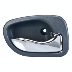 MANIJA INTERIOR DG ATOS 00-12 HY ACCENT 95-99 PATA LARGA GRIS OBSCURO/CROMADO PLASTICO TWN HUSHAN 82620-02010 Derecho Trasera