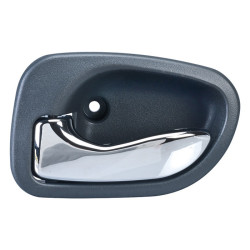 MANIJA INTERIOR DG ATOS 00-12 HY ACCENT 95-99 PATA LARGA GRIS OBSCURO/CROMADO PLASTICO TWN HUSHAN 82610-02010 Izquierdo Trasera