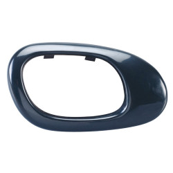 MANIJA INTERIOR PG 206 01-09 SOLO BISEL NEGRO PLASTICO TWN HUSHAN 9119-F4 Izquierdo Delantera/Trasera