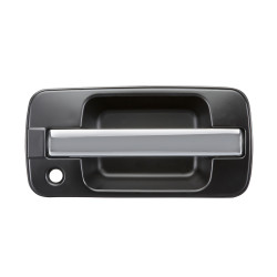 MANIJA EXTERIOR IZ TROOPER 98-02 CON HOYO PARA LLAVE LISA PARA PINTAR NEGRA/CROMO PLASTICO TWN HUSHAN 8-97817-227-1 Derecho Delantera