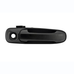 MANIJA EXTERIOR JP GRAND CHEROKEE 99-04/LIBERTY 02-07 CON HOYO PARA LLAVE CORRUGADA NEGRA PLASTICO TWN HUSHAN 55360332AD/AF Derecho Delantera