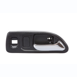 MANIJA INTERIOR HD ACCORD 4P SEDAN 94-97 CON HOYO PARA SEGURO Y CRISTAL NEGRA/CROMO PLASTICO TWN HUSHAN 72125-SV4-003Z-A Derecho Delantera