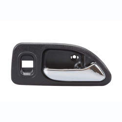 MANIJA INTERIOR HD ACCORD 4P SEDAN 94-97 CON HOYO PARA CRISTAL NEGRA/CROMO PLASTICO TWN HUSHAN 72625-SV4-013Z-A Derecho Trasera