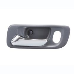 MANIJA INTERIOR HD ACCORD 4P SEDAN 98-02/ODYSSEY 99-04 CON HOYO PARA SEGURO GRIS OBSCURO/CROMADO PLASTICO TWN HUSHAN 72165-S84-A01ZB Izquierdo Delantera