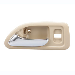 MANIJA INTERIOR HD ACCORD 4P SEDAN 94-97 CON HOYO PARA SEGURO BEIGE/CROMADA PLASTICO TWN HUSHAN 72165-SV4-003Z-E Izquierdo Delantera