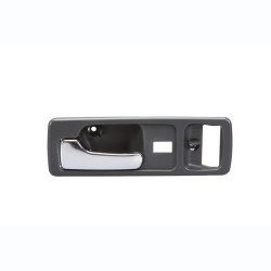 MANIJA INTERIOR HD ACCORD 2P COUPE 90-93 CON HOYO PARA SEGURO SEGURO ELECTRICO GRIS OBSCURO/CROMADO PLASTICO TWN HUSHAN 72165-SM2-0030 Izquierdo Delantera