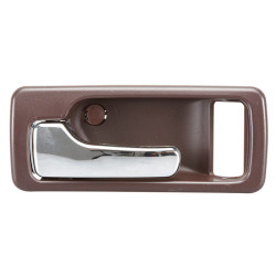 MANIJA INTERIOR HD ACCORD 2P COUPE 90-93 CON HOYO PARA SEGURO SEGURO MANUAL CAFE/CROMADO PLASTICO TWN HUSHAN 72165-SM2-A02ZE Izquierdo Delantera