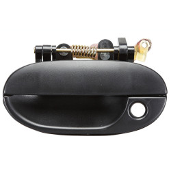 MANIJA EXTERIOR HY ACCENT 98-99 CON HOYO PARA LLAVE CORRUGADA NEGRA PLASTICO TWN HUSHAN 82650-22001-CA Izquierdo Delantera