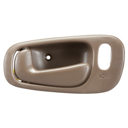 MANIJA INTERIOR TY COROLLA CV GEO PRIZM 98-02 CON HOYO PARA SEGURO CAFE PLASTICO TWN HUSHAN 94857495 Izquierdo Delantera/Trasera