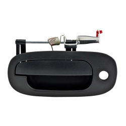 MANIJA EXTERIOR DG DAKOTA 00-01/DURANGO 98-01 CON HOYO PARA LLAVE CORRUGADA NEGRA PLASTICO TWN HUSHAN 55257435AA/AC Izquierdo Delantera