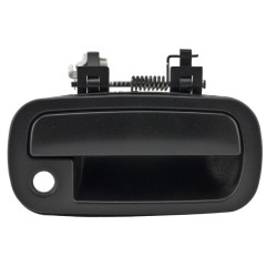 MANIJA EXTERIOR NS FRONTIER USA TYPE/D22 USA TYPE 98-04 CON HOYO PARA LLAVE CORRUGADA NEGRA PLASTICO TWN HUSHAN 80606-3S800 Derecho Delantera
