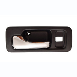 MANIJA INTERIOR HD ACCORD 4P SEDAN 90-93 CON HOYO PARA SEGURO NEGRA/CROMO PLASTICO TWN HUSHAN 72165-SM4-003Z-A Izquierdo Delantera