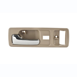 MANIJA INTERIOR HD ACCORD 2P COUPE 90-93 CON HOYO PARA SEGURO SEGURO ELECTRICO BEIGE/CROMADA PLASTICO TWN HUSHAN 72165-SM2-013ZJ Izquierdo Delantera