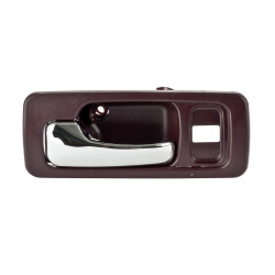 MANIJA INTERIOR HD ACCORD 4P SEDAN 90-93 CON HOYO PARA SEGURO TINTO/CROMO PLASTICO TWN HUSHAN 72165-SM4-003ZD Izquierdo Delantera