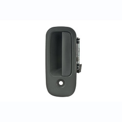 MANIJA EXTERIOR CV EXPRESS VAN GM SAVANA 96-09 CON HOYO PARA LLAVE CORRUGADA GRIS OBSCURO PLASTICO TWN HUSHAN 15167641 Izquierdo Delantera