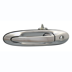 MANIJA EXTERIOR LC TOWN CAR 98-02 CON HOYO PARA LLAVE CROMADA PLASTICO TWN HUSHAN YW1Z-5422405-AA Izquierdo Delantera
