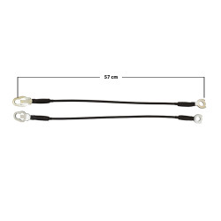 CABLES DE TAPA DG RAM 09-18 JUEGO 57 CM TWN HUSHAN Derecho/Izquierdo