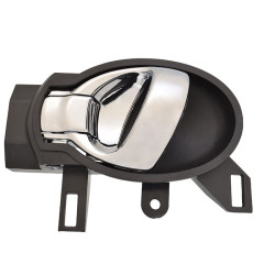 MANIJA INTERIOR NS JUKE 11-17/MARCH 12-20/VERSA 12-19/CUBE 09-14/NOTE 14-18 NEGRA/CROMO PLASTICO TWN HUSHAN 80671-1FA0B Izquierdo Delantera/Trasera