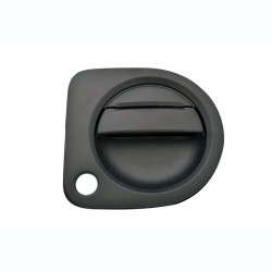MANIJA EXTERIOR NS CABSTAR 08-17 CON HOYO PARA LLAVE CORRUGADA NEGRA PLASTICO TWN HUSHAN 80606-MA00A Derecho Delantera