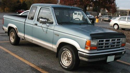 89-91 Ford Ranger Juego Manijas Interiores + Biseles 4 Pzs.