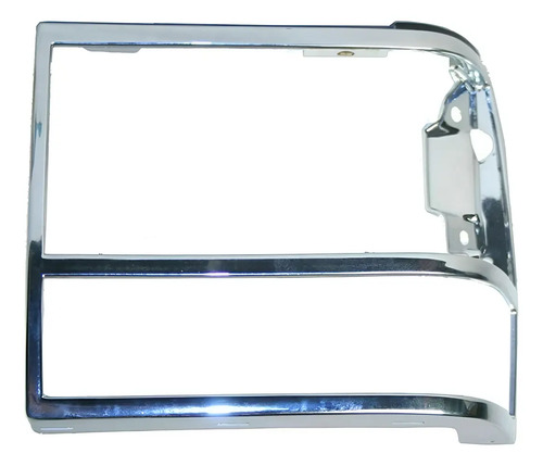 89-92 Ford Ranger Bisel Faro Delantero Cromado Izquierdo