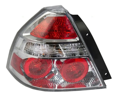 08-18 Chevrolet Aveo Calavera Trasera Cromada Lado Izquierdo