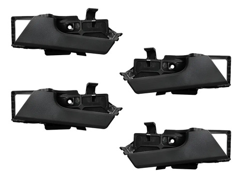 08-17 Chevrolet Aveo Juego Manijas Interiores Negro 4 Piezas