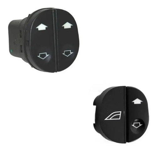 01-13 Ford Courier Juego Controles Para Vidrios Electricos