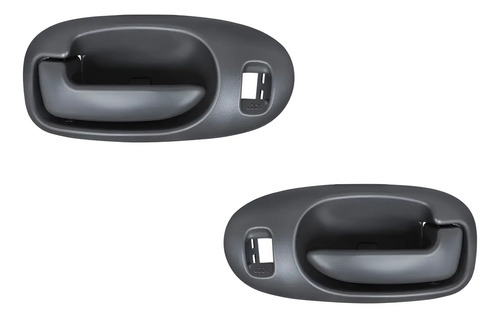 01-06 Dodge Stratus Par Manijas Interiores Delanteras Gris
