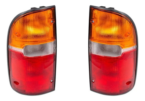95-00 Toyota Tacoma Par Calaveras Traseras 2 Piezas