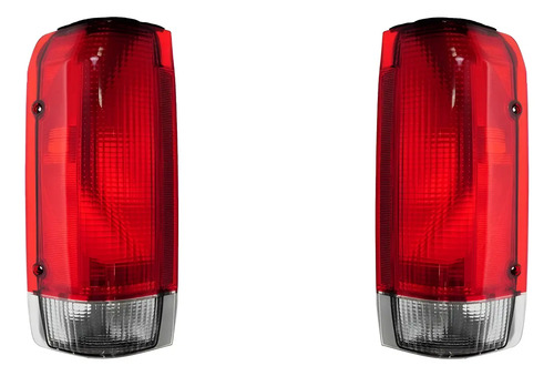 87-91 Ford Bronco Par De Calaveras Traseras 2 Piezas