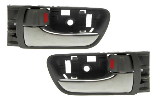 04-10 Toyota Sienna Par Manijas Interiores Gris Y Cromo 2 Ps