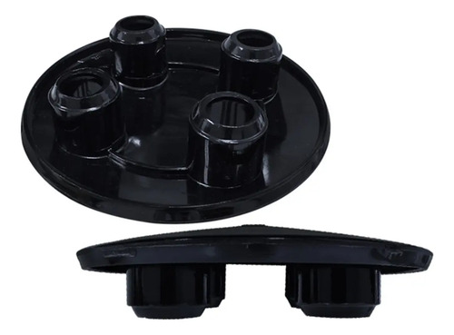 88-17 Nissan Tsuru Tapones Par Rin Color Negro 4 Piezas