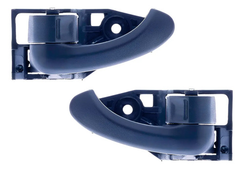 06-12 Toyota Rav4 Par De Manijas Interiores Negro 2 Piezas