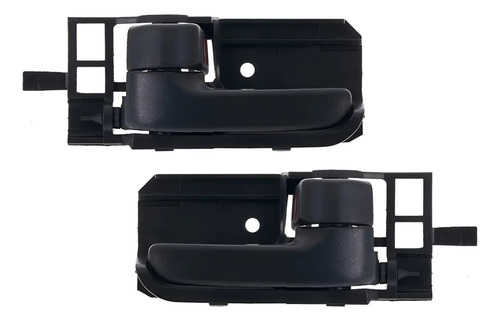 05-15 Toyota Tacoma Par Manijas Interiores Negro 2 Piezas