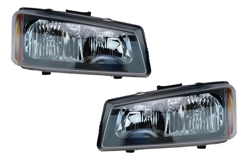04-06 Chevrolet Avalanche Par Faros Delanteros 2 Piezas