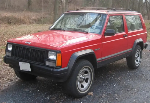 86-96 Jeep Cherokee Manijas Exteriores Traseras El Par Negro