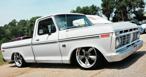 73-79 Ford F150 Par Manijas Interiores Cromadas 2 Piezas Del