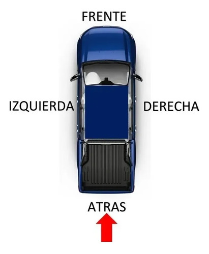93-97 Ford Ranger Manija Tapa O Puerta Trasera Cromada Plate