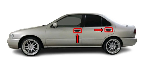 95-00 Nissan Sentra Manija Exterior Lado Izquierdo 1 Pieza N