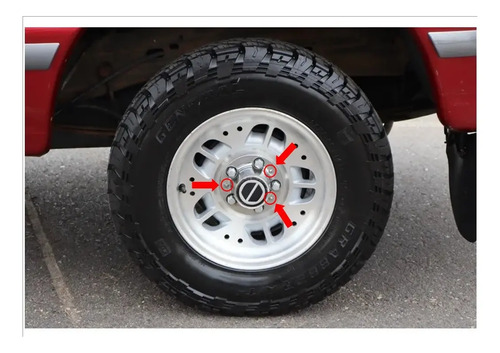 83-97 Ford Ranger Tornillos Para Tapon De Rin 12 Piezas