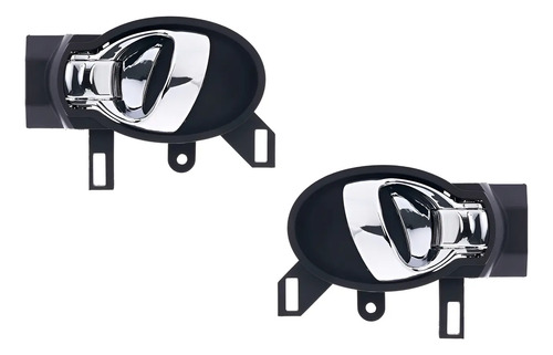 11-17 Nissan Juke Par Manijas Interiores Cromadas 2 Piezas