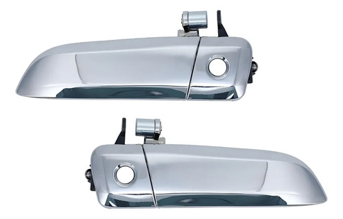 06-19 Hiace Par Manijas Exteriores Cromadas Delanteras 2pzs